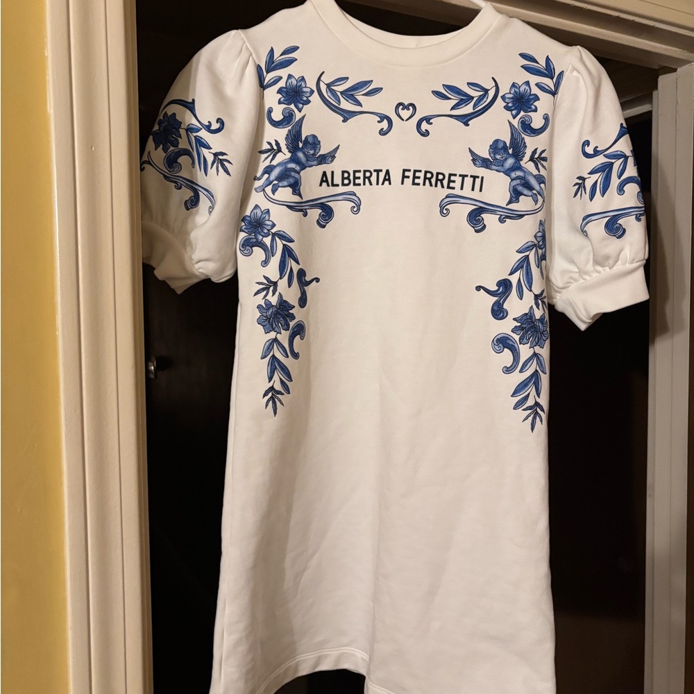 Alberta Ferretti Junior White Cotton Garment